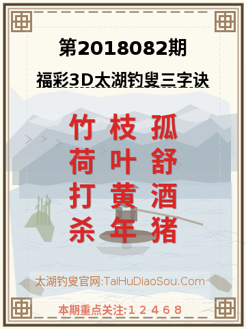 第2018082期太湖钓叟字谜