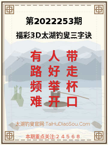 第2022253期太湖钓叟字谜