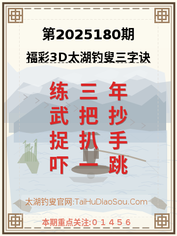 第2025180期太湖钓叟字谜