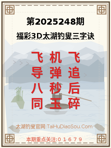 第2025248期太湖钓叟字谜