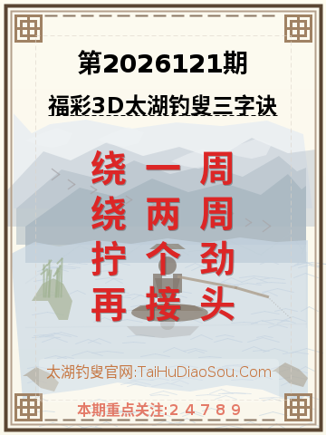 第2026121期太湖钓叟字谜